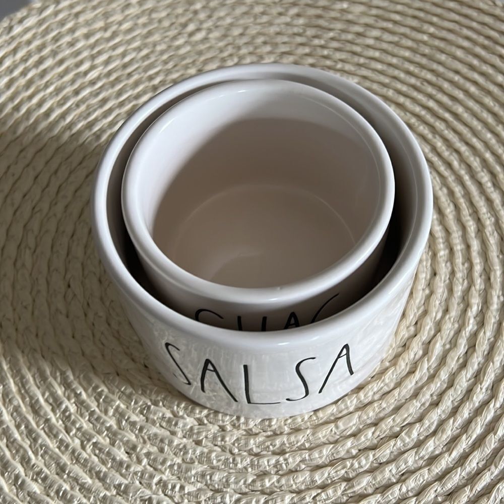 Rae Dunn Guac and Salsa Bowl Set - Picture 9 of 9